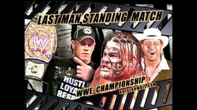 John Cena vs. Umaga - WWE Championship Last Man Standing Match: Royal Rumble 2007
