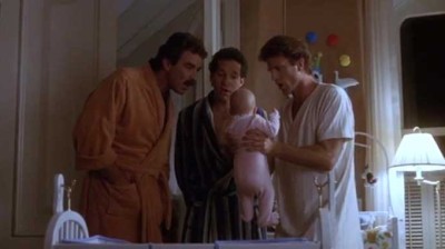 Trois Hommes et un bébé. vf