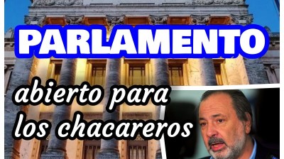 El Senador Gandini abre el Parlamento al fútbol del interior